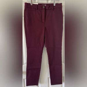 NWT Loft Skinny Pants - Eggplant